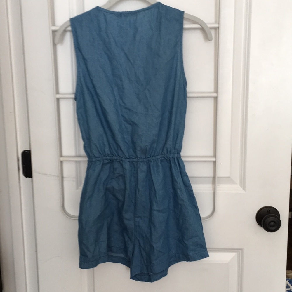 NWOT Nasty Gal Chambray Romper - Picture 5 of 5